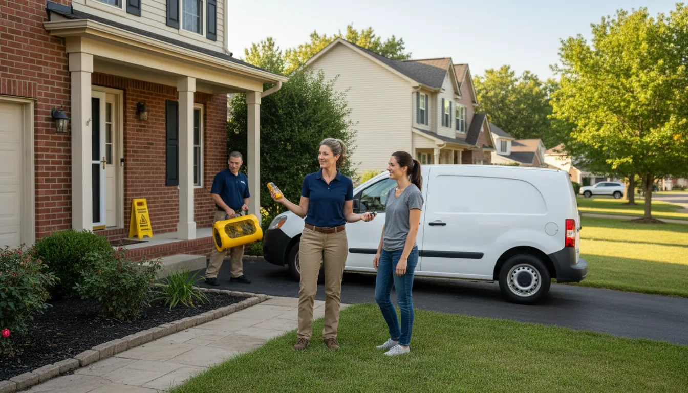 Water restoration image for Home Water Damage Repair in Litchfield, OH